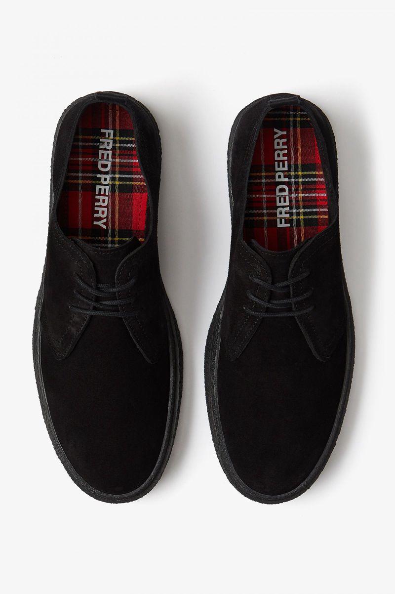 Black Fred Perry Linden Men's Shoes | PH 1149AHKP